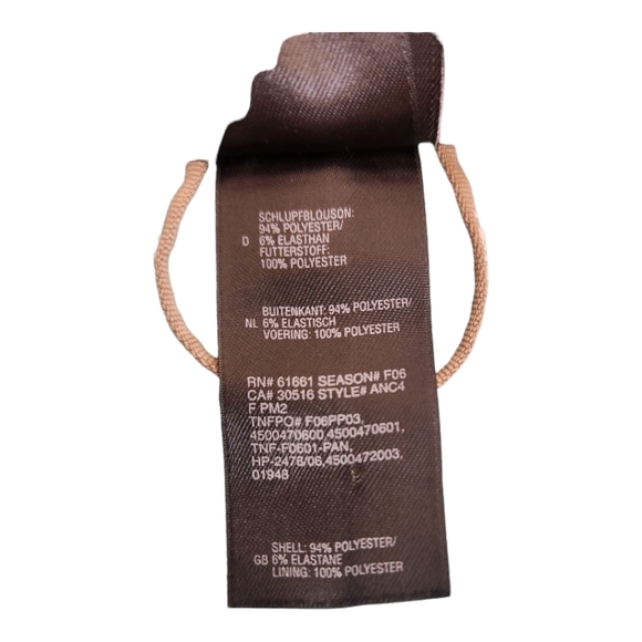 The North Face Apex Soft Shell Jacket Brown and Blue, (Small) - Picture 9 of 16